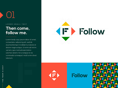 Follow pt. II arrows branding compass f follow identity logo typography