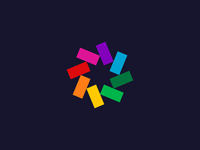 Pinwheel Color Spectrum Study