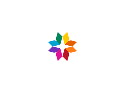 Health Insurance Star branding identity logo mark spectrum star