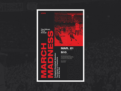 March Madness 2019 basketball college goat grid halftone hoops jordan march madness typography