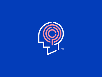 Brain Maze brain branding design identity logo mark maze