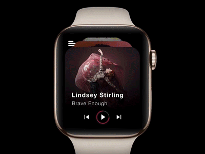 Apple Watch Music Selection apple watch apple watch ui charlespatterson interaction interaction design invision invisionstudio mobile ui design music music selection ui uidesign uidesigner uiux ux ux animation