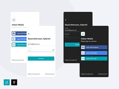 Telesapp Indoor Media | Sign Up app dailyui dark theme dark ui design form material ui mobile register signup ui
