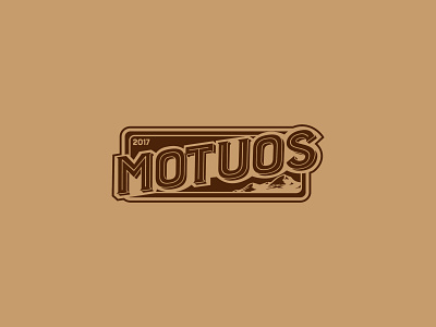 Motuos Industria — Logo Sign apparel brand identity design branding logo sign typography