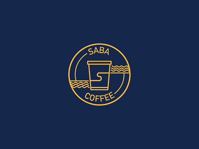 Saba Coffee — Logo Design brand identity branding coffee icon logo design
