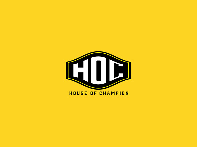 House of Champion — Logo Design boxing brand identity brand identity design logo logo design sport branding typography