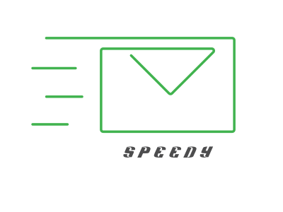 Speedy daily logo challenge postal service speed stamp