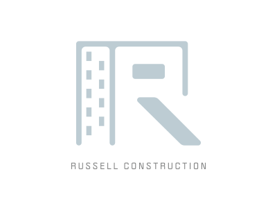 Russell Construction construction daily logo challenge logo