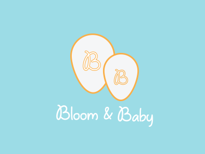 Bloom & Baby baby bloom daily logo challenge logo