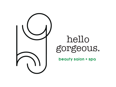 Hello Gorgeous Beauty Salon + Spa beauty gorgeous hello logo salon spa