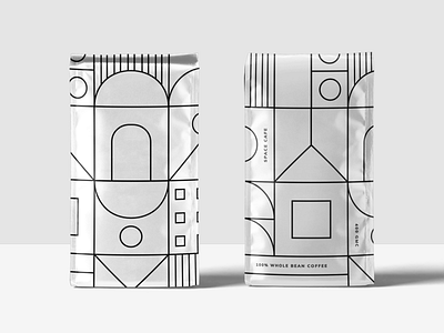 Space Cafe branding cafe coffee design illustration minimal packaging space