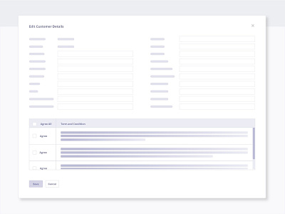 Design consent /term and condition / agreement box