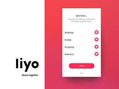 Liyo 2 | Trailer app chat ios live liyo liyo.io music on boarding redesign social ui ux