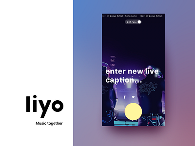 Liyo 2 | Trailer - Live stream music app chat ios live liyo liyo.io music on boarding redesign social ui ux