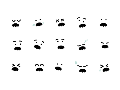 Imoji Outline Angry Emoticon design icon icon design icon set iconographer iconographic iconography illustration interface mobile onboarding product ui uiux ux vector