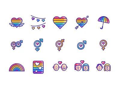 LGBTQ Lesbian Gay Sex Sexual Pride gay gay pride gay rights heart illustration lesbian lgbt lgbtq love pride rainbow trans