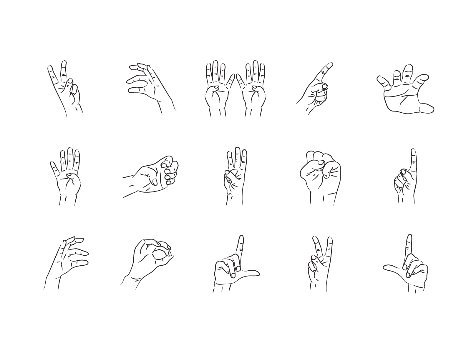 Hand Drawing Gesture Line Art by Lourenchyus Alfredo on Dribbble