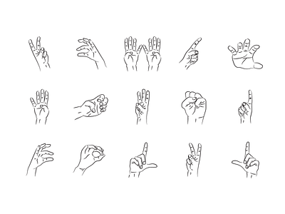 Hand Drawing Gesture Line Art By Lourenchyus Alfredo On Dribbble