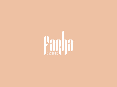 Farha Fashion Design branding creative design fashion fashion brand fashion design fashion logo logo new