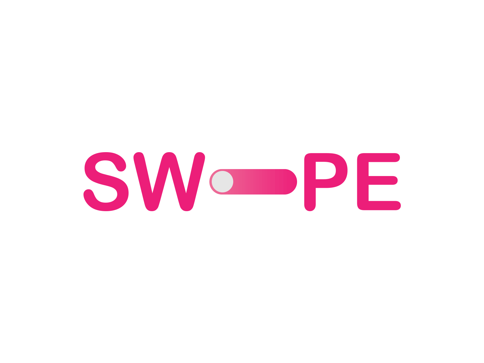 Swipe app branding corporate identity creative design logo new swipe typography ui vector