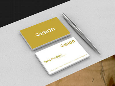 Vision logo branding design graphic logo msallam tariq