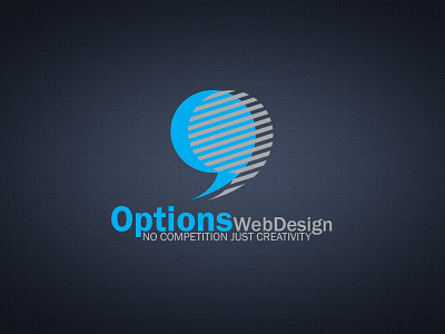 Options Webdesing blue branding cool corporate creative design identity logo options