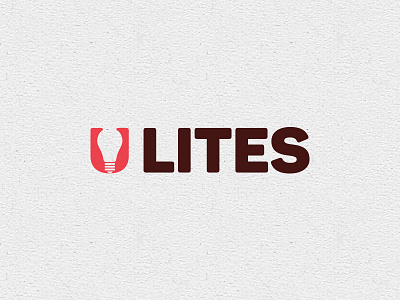 U Lites branding cool corporate creative design identity lites logo negative space u