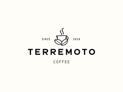 Terremoto Coffee branding coffee coffee logo coffee shop creative logo