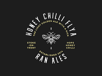 Spicy Beer Logo ale beer brand logo