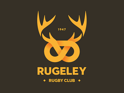 Rugeley Rugby Club badge brand club crest logo rugby