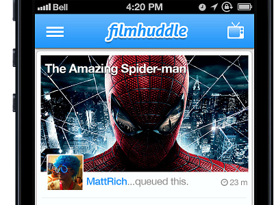 New movie feed app films ios movie