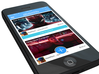 Filmhuddle iOS7 - Movie feed app app design apple feed film films ios ios 7 ios7 movie