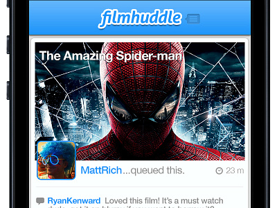 Filmhuddle - Feed part 1 app cinema films ios movie movies