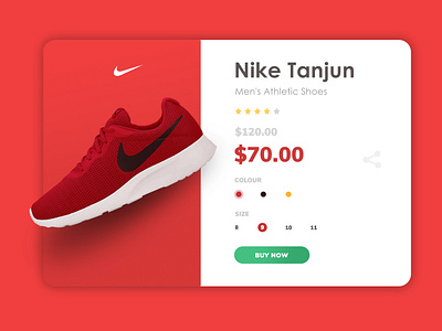 Nike Categories Card cards cards ui shoes ui ux