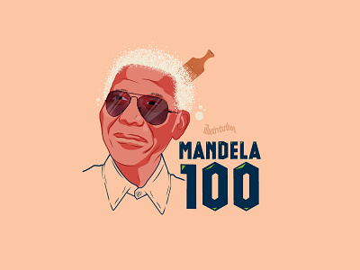 Mandela #100 digitalart illustration illustratorthug mandela100 mandeladay nelsonmandeladay