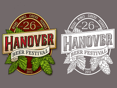 Hanover Beer Festival 2013 alcohol beer branding brewery brighton drinks festival hanover hops logo typography victorian
