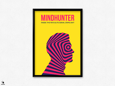 Mindhunter Alternative Poster 70s alternative movie poster mindhunter minimalism minimalist minimalist poster modernist poster psychedelic vector vintage