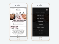 Glossier Mobile Redesign Concept