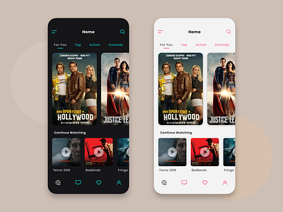 Movies App mobile app design mobile ui movie app uidesign