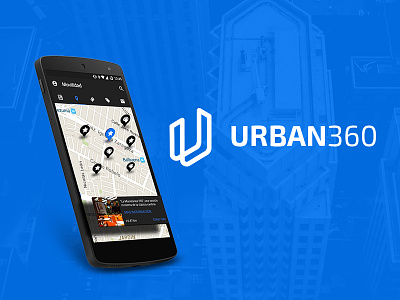 Urban 360 (re-design) app app logo news traffic