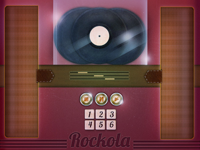 rockola music interface for e-magazine interface pds