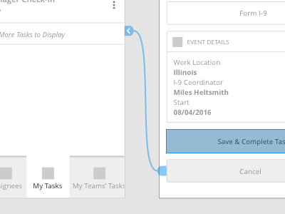 Tasks adobe xd onboarding task list