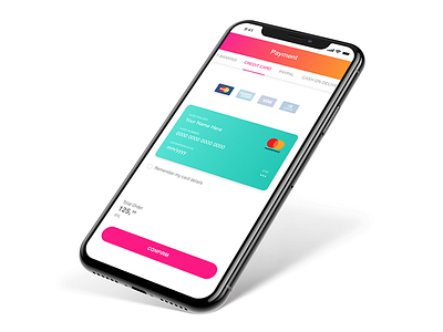 Creditcard Checkout Mockup adobe xd ui design