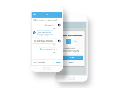 Acesso's App chat area UX Design