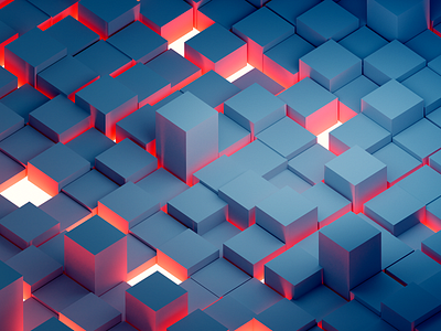 Embers 3d background blender geometric pattern photoshop wallpaper