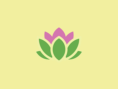 Lotus Flower 2d flat flower icon illustration lotus season simple spring