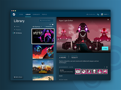 Steam Redesign - Product Detail