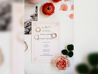 Wedding Invite baskerville celebration elegant futura invitation invite marriage party print simple typography wedding