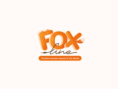 Foxline Typography logo logo design type type art typography