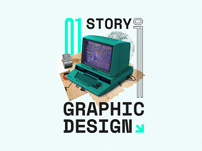 Graphic History Poster aesthetic art design graphic design history inspiration inspirations manipulation poster design typogaphy